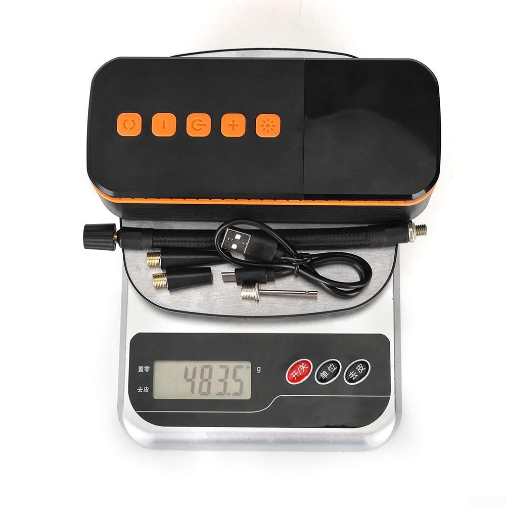 Gonfiatore Elettrico Ricaricabile USB-C Schermo LED