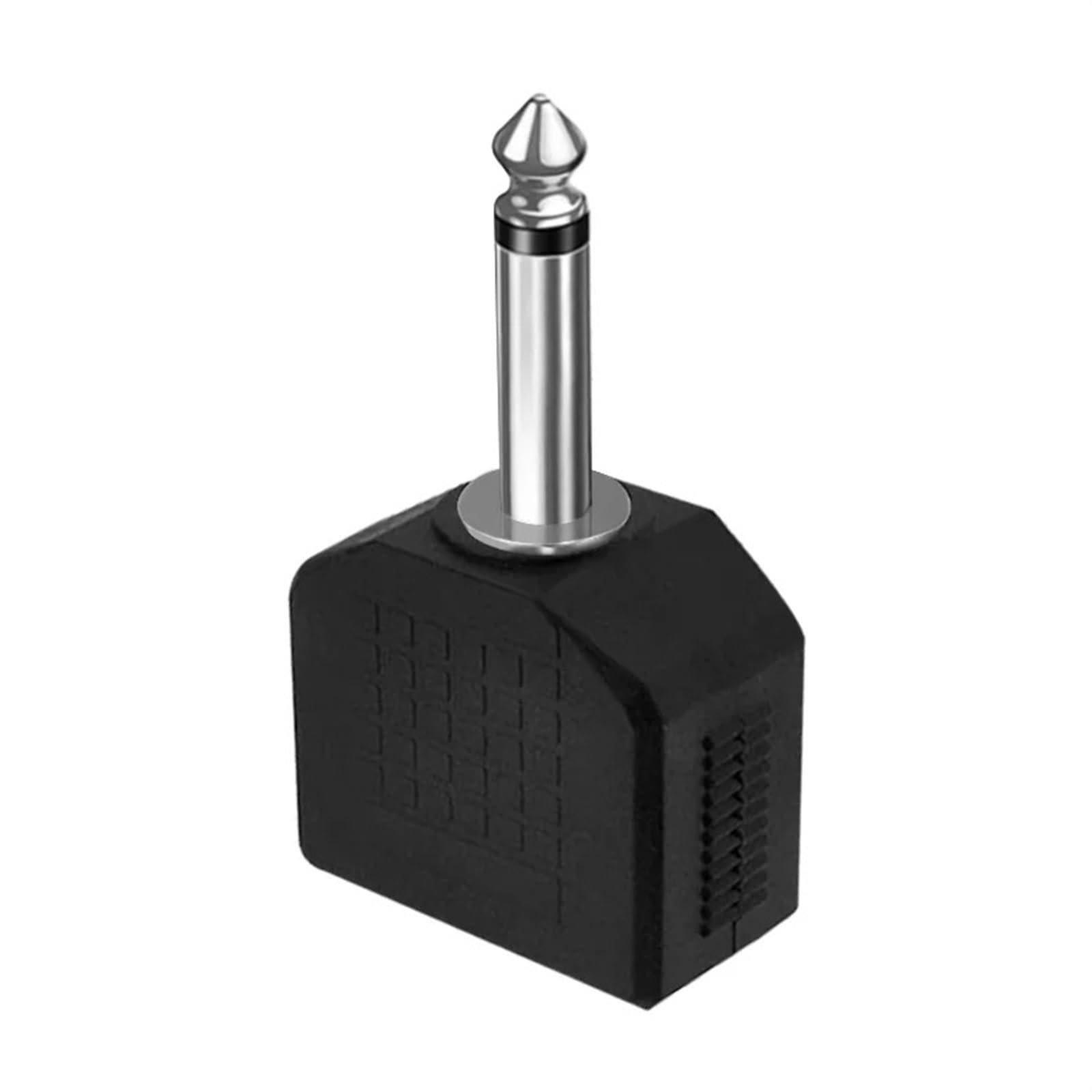 1/4" męski na żeński adapter z gniazdem audio 6,35 mm i 6,5 mm mono jack na żeńskie podwójne gniazdo słuchawkowe i mikrofon, konwerter rozdzielacza do Y.(5 szt.)