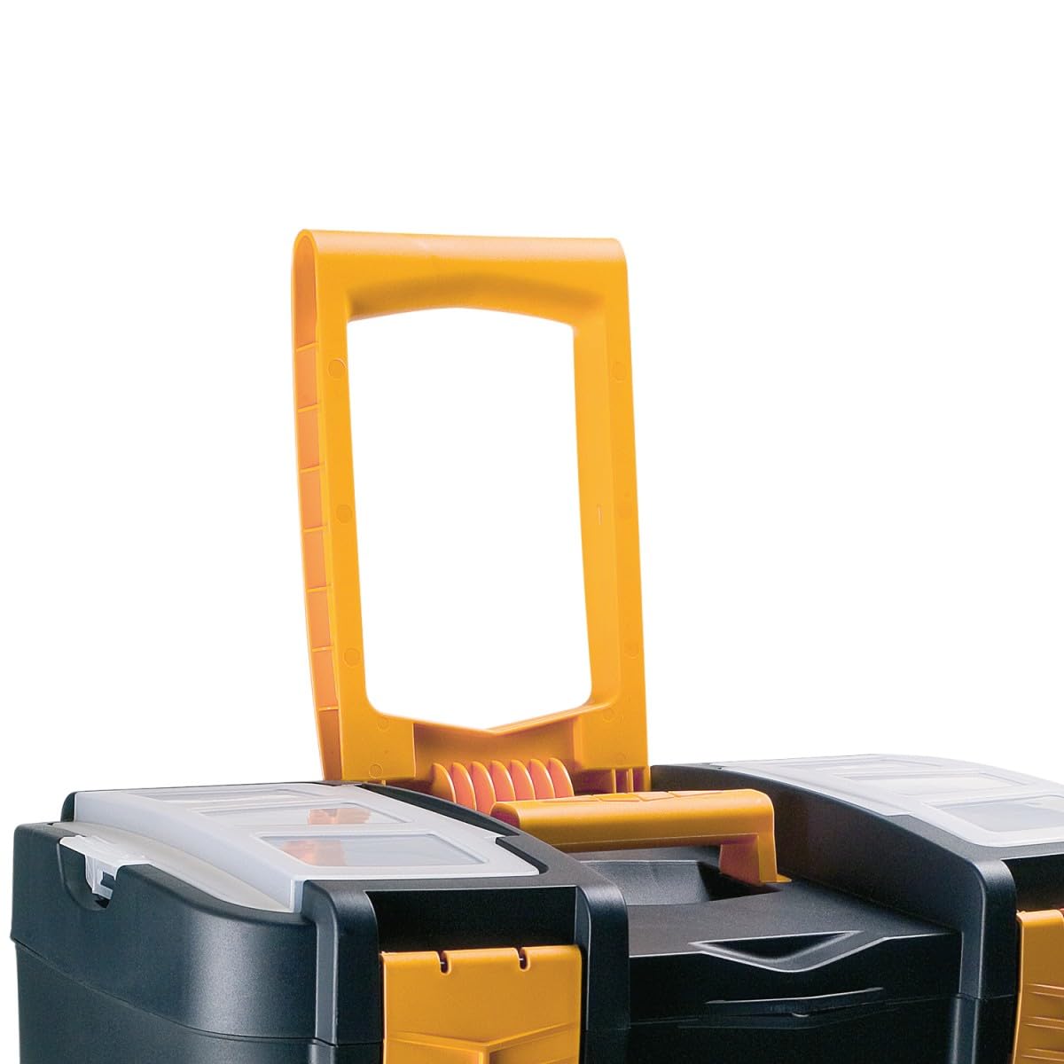 INTEC - Serva per attrezzi mobile - 2 scomparti modulabili Cassetta degli attrezzi 2 ruote carico 70 kg Trolley
