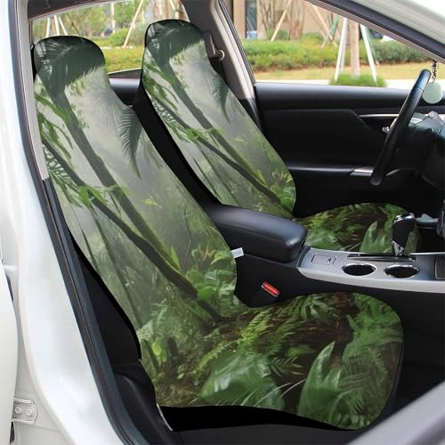 Housse de siège auto forêt tropicale universelle pour masquer l'usure - 5