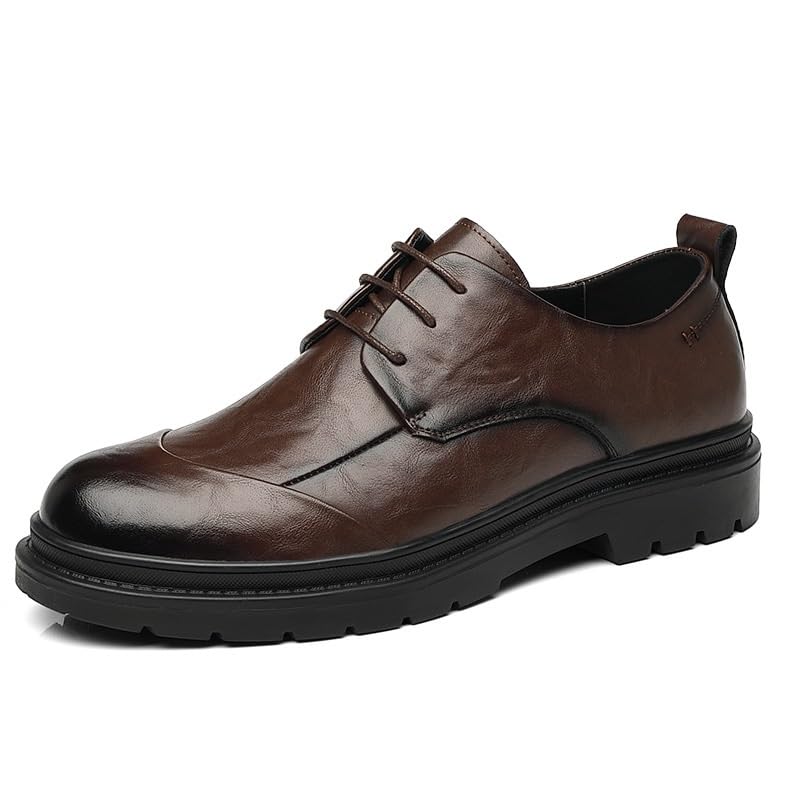 Business Oxford Shoes for Men Comfortable Fashion Dress Sneakers Men Premium Vegan Leather Casual Shoes Office Wedding Formal Modern Oxfords