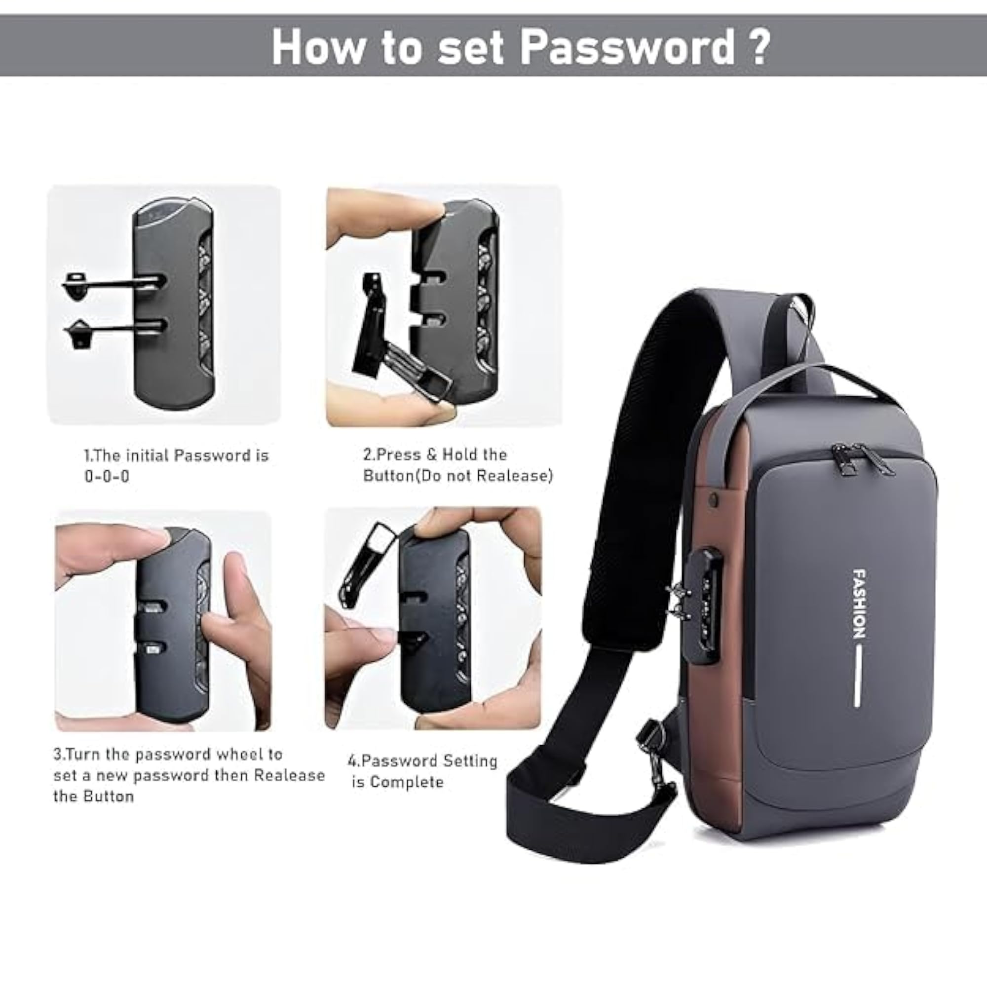 Stylish Crossbody Sling Bag for Men & Women