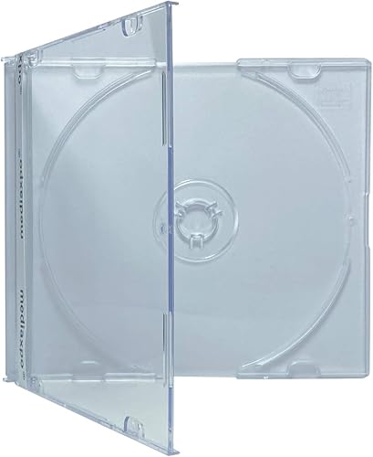 Miniatura 1 de CheckOutStore 25 estuches delgados y transparentes para CD