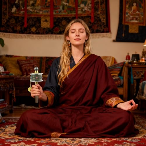 Rueda de oración espiritual y herramienta consciente para viajes 4