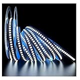 Fácil de instalar: Tiras LED se puede cortar entre cada 6 leds, viene con cinta de doble cara, fácil de usar, limpie la superficie primero y luego colóquela en cualquier superficie seca y plana.