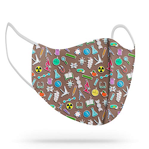 Máscara de Proteção Facial Personalizada Estampada Tecido Reutilizável Lavável Tumblr Tamanho:Único;