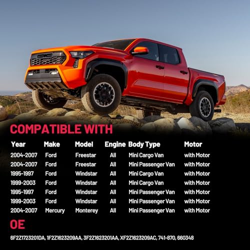 Image of BDFHYK 741-870 Power Window Regulator with Motor Front Left Compatible with Ford Freestar 2004-2007, Ford Windstar 1995-1997, 1999-2003, Mercury Monterey 2004-2007