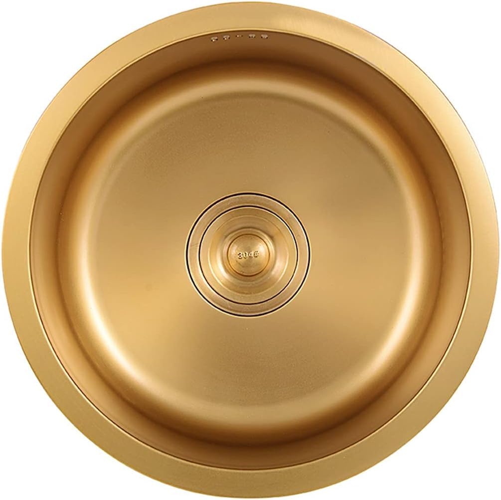 Évier de bar compact doré 32 cm pour optimiser les petits plans