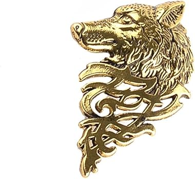 Amazon | オオカミ ブローチピン バッジ ラペルピン シャツ/スーツ Amazon | オオカミ ブローチピン バッジ ラペルピン シャツ/スーツ