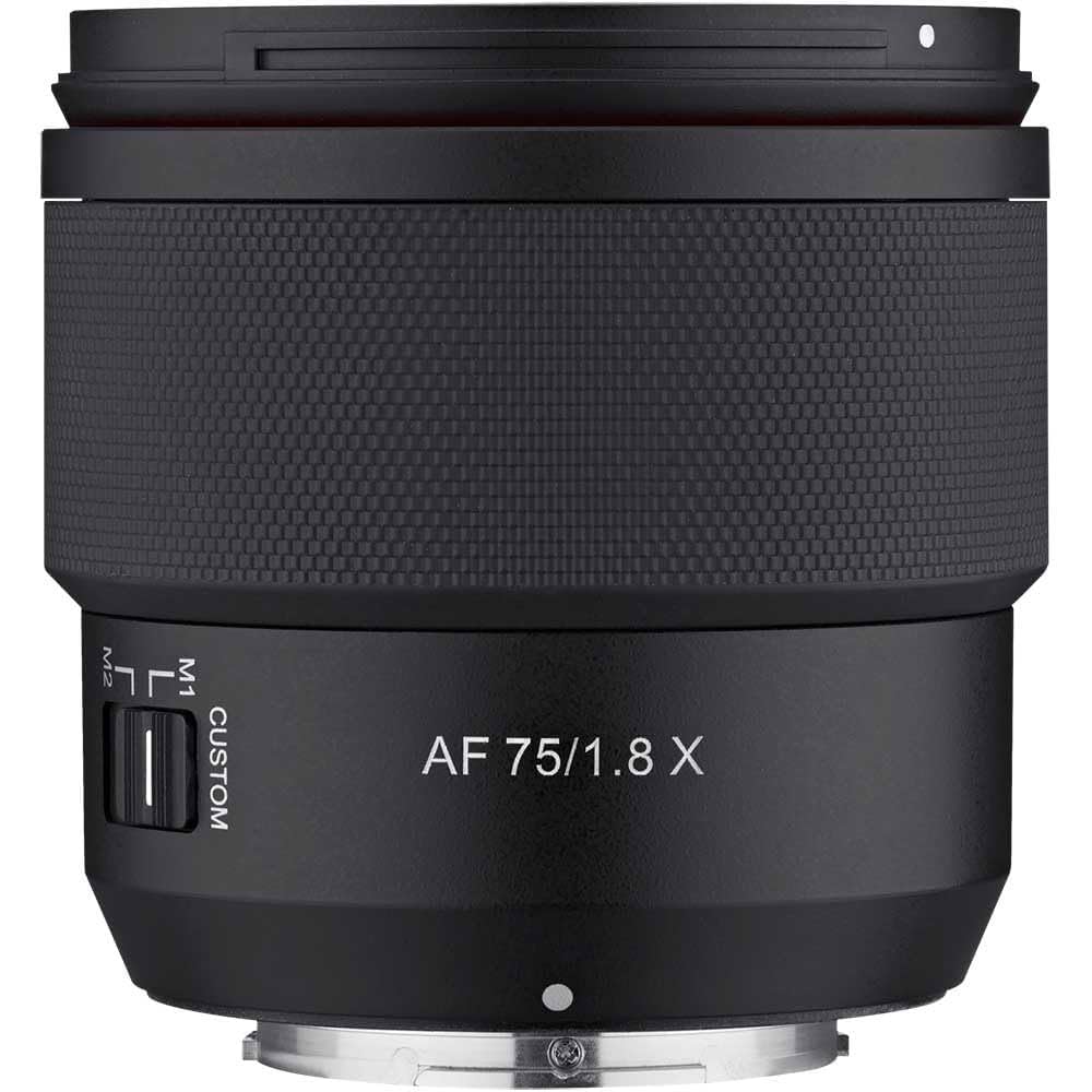 サムヤン　Samyang AF 75mm f/1.8 FE レンズ Amazon.co.jp: SAMYANG 単焦点レンズ AF 75mm F1.8 X フジ