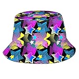 Bucket Hat Arte De Garabatos Divertidos Retro Gorro Pescador Cálidos Gorra De Pesca para Surf El Tiempo Libre Aire Libre