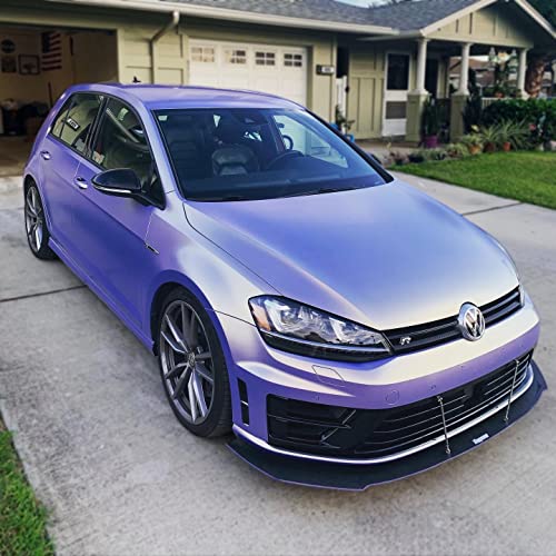 Vinyle auto violet mat VViViD pour masquer les rayures de console - 3