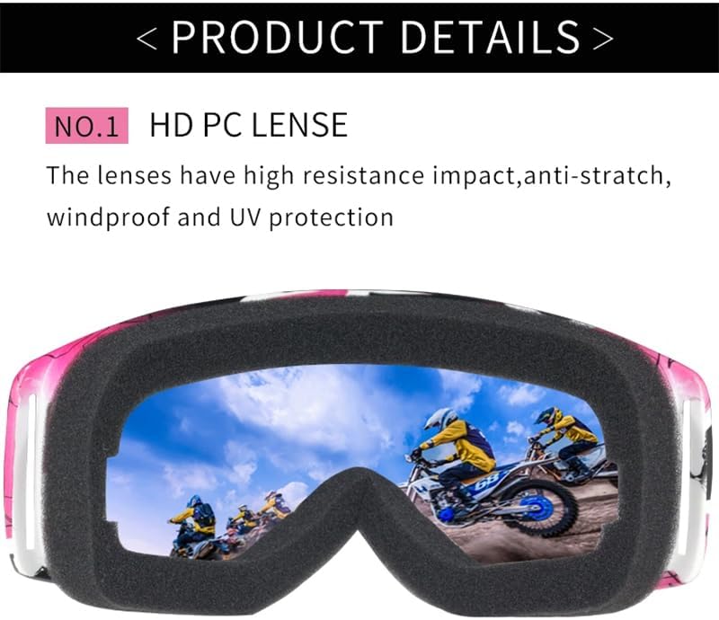 Close-up of HD PC Lens with riders in view