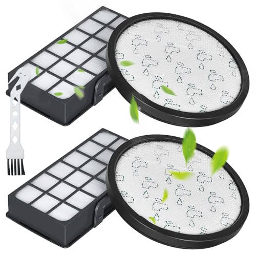 HEPA Filtre de remplacement Set d'accessoires Kompatibel Rowenta X-Trem Power Cyclonic RO69xx RO6984EA RO6941EA RO6921EA RO6971EA pour Rowenta Silence Force...