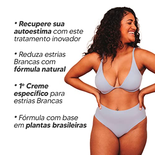 Creme Para Estrias Cicatrissim White - Kit 2unidades - Redutor de Estrias Brancas e Antigas