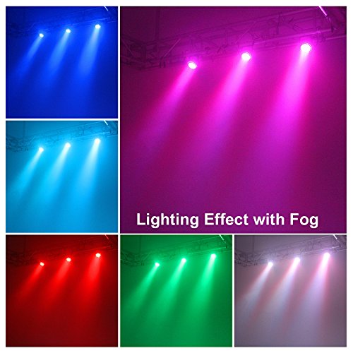 GBGS 86 RGB LEDs Par Lighting Bright Mini Stage Par Light with DMX512 Control Sound Activation for Party Celebration KTV Bar Theatres Clubs and Discotheques