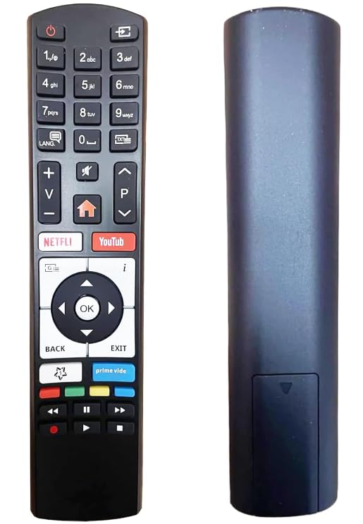 Reemplazado para Mando a Distancia telefunken para Mando TV telefunken Universal Edenwood Vestel 4K Ultra HD Smart TV