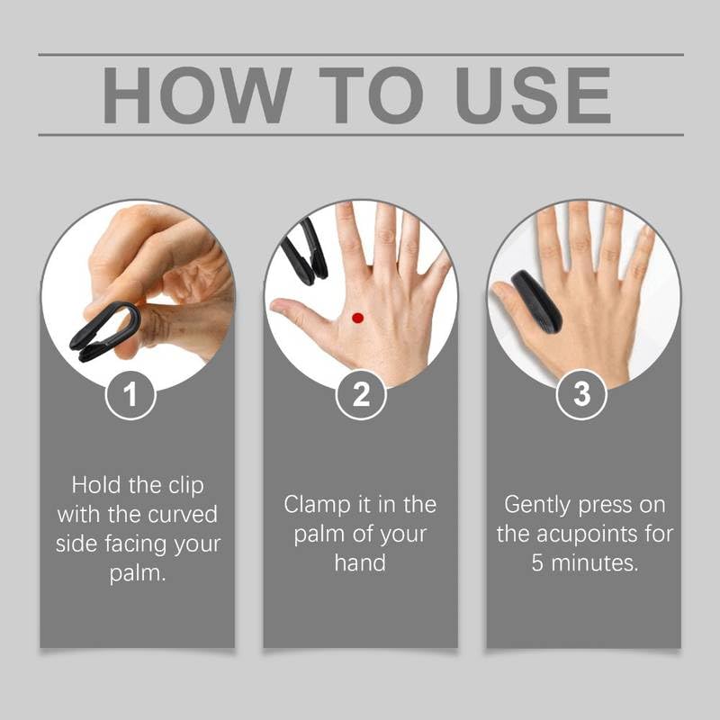 Image of Sugar Control LI4 Acupressure Point Clip Massager (Pack of 2) | Hand Pressure Clip for Headache, Migraine, Arthritis & Tension Relief | Ideal for Diabetes Management | Pain Relief Tool