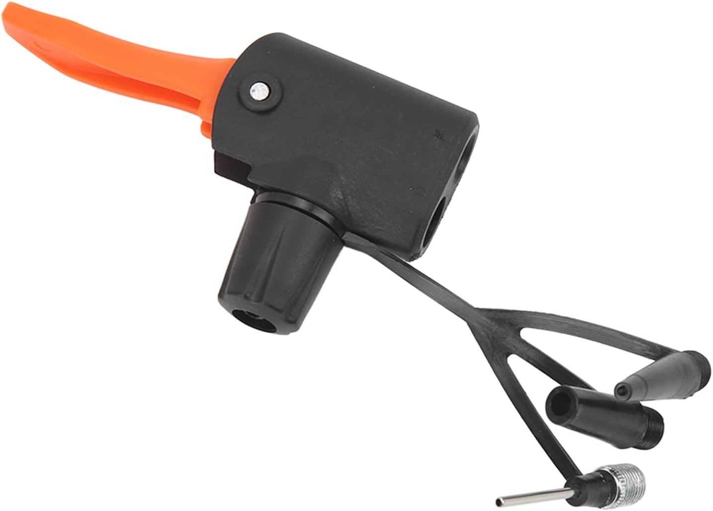 Qiilu Bike Pump Head Bike Air Nozzle Adapter Abs Bike Air