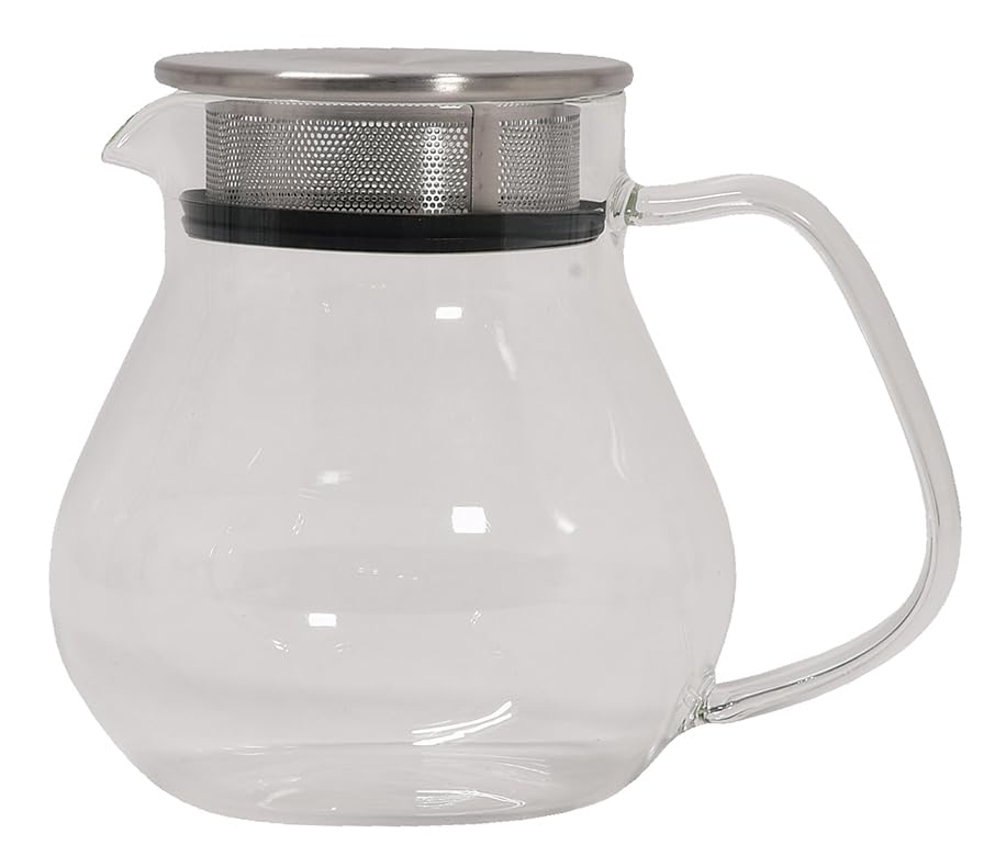 Amazon｜パール金属 ガラス製 ティーポット 700ml 耐熱ガラス 茶こし付