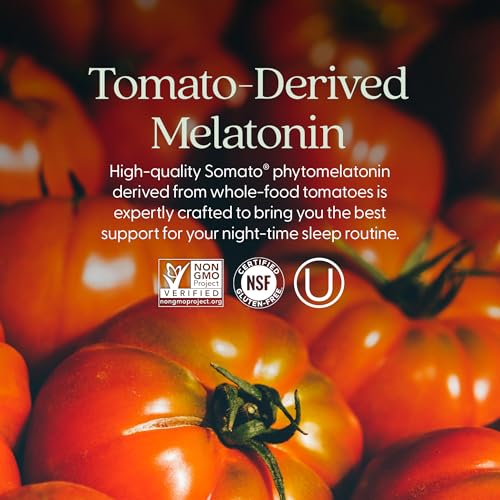 New Chapter Plant Melatonin 2mg - Sleep Aid for Adults with No Next-Day Grogginess, Nature-Inspired Sleep Formula Made with Melatonin from Tomato + Tart Cherry & Ashwagandha – Non-GMO, 30ct - image 5