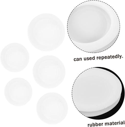 Miniatura 8 de Tapón redondo de goma para caja de ahorro de dinero, cubierta inferior de hucha, suministros para alcancía, hucha, 20 uds