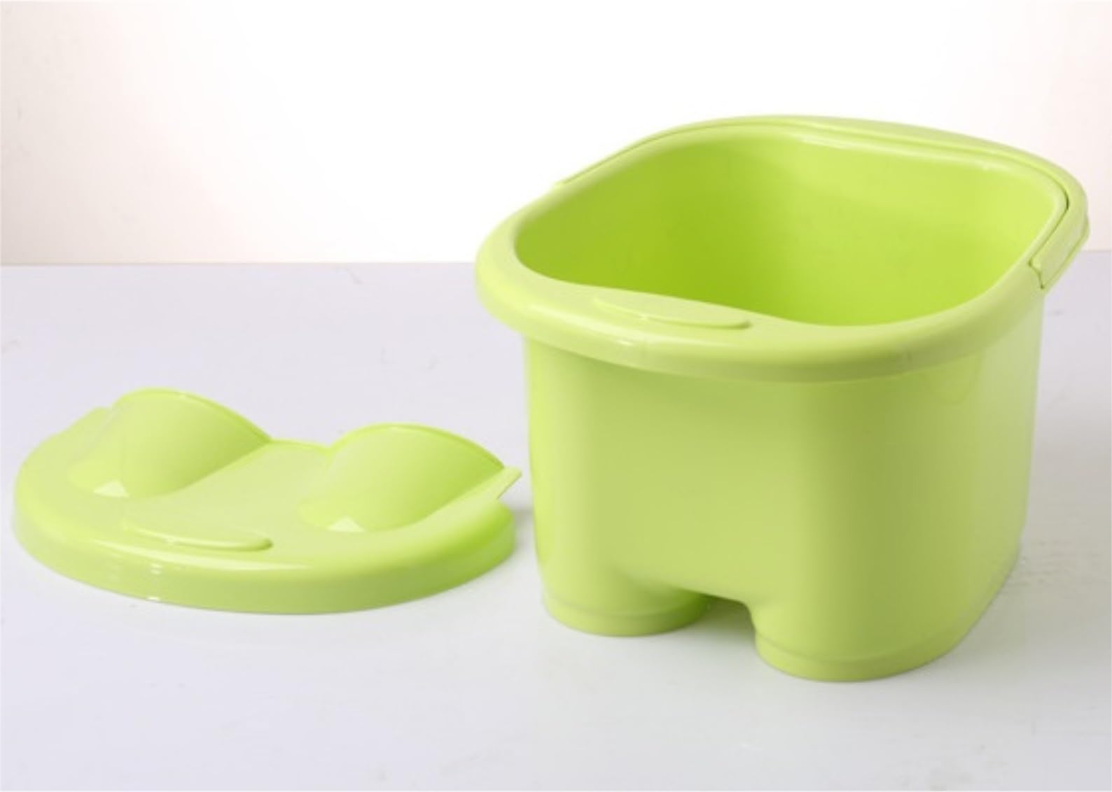 Fußbad Fußbadewanne Kaltes Heißes Wasser Fuß Massage Spa Eimer Becken Wanne Für Männer Frauen Füße Tief Fußbad Barrel Fußwanne Hause(Pink)