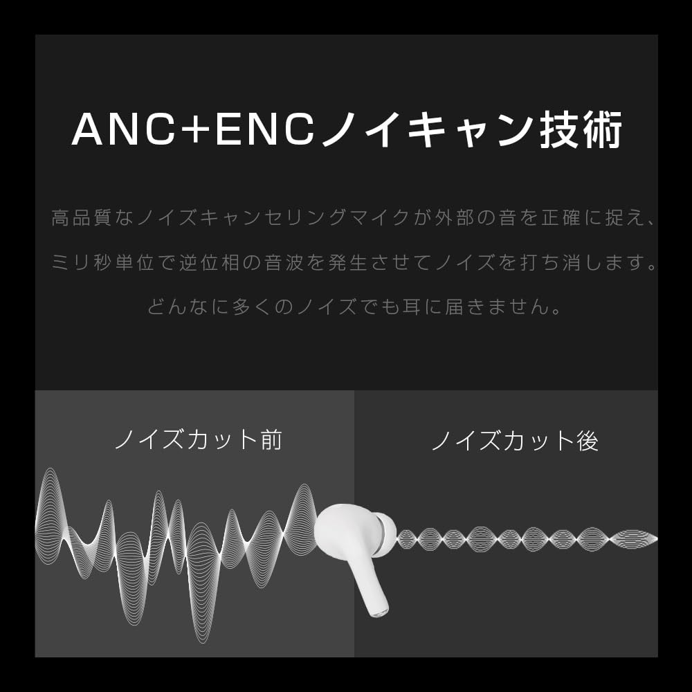Amazon.co.jp: 【2025年 ワイヤレスイヤホン Bluetooth5.4