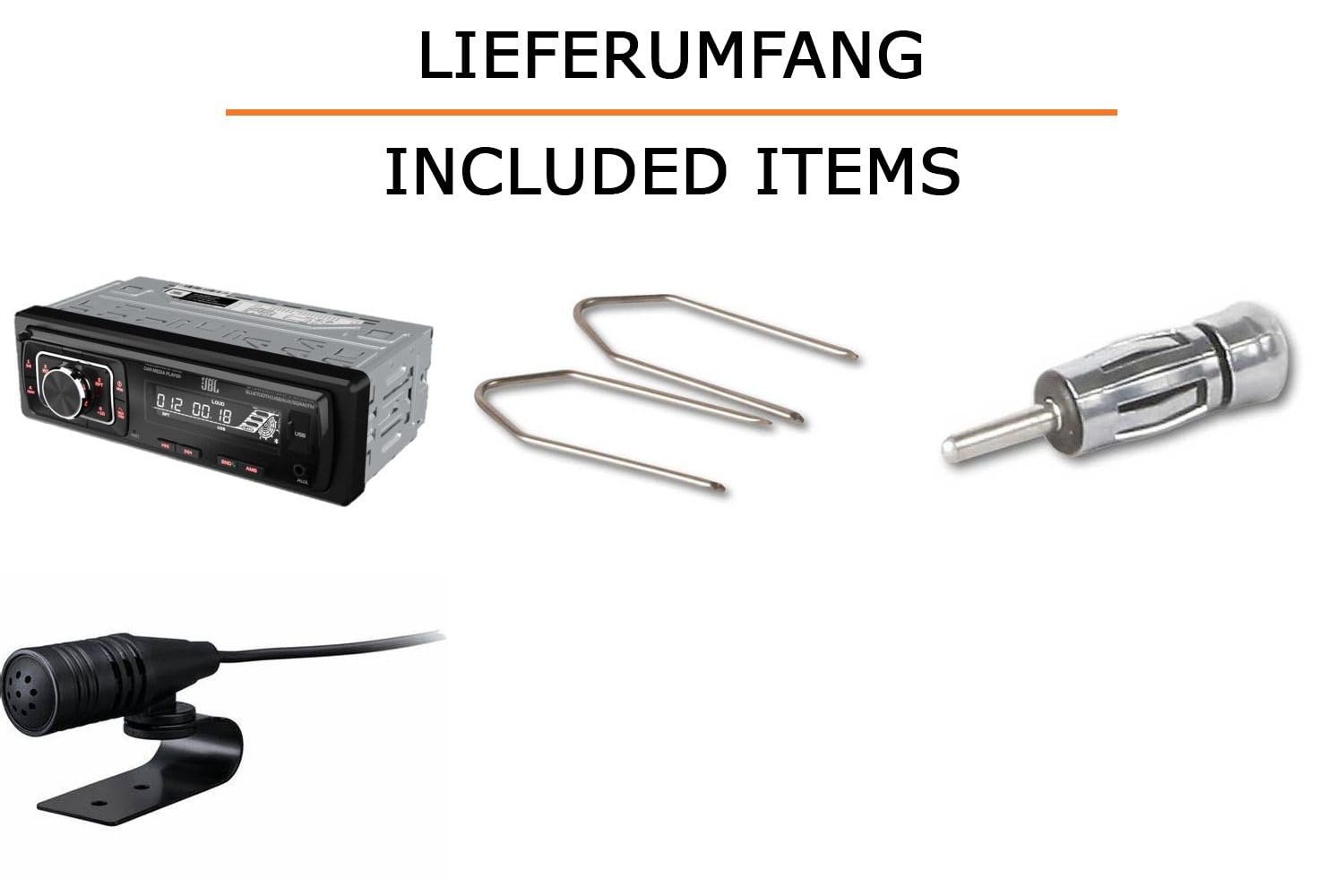 Autoradio Einbaupaket für JBL Celebrity 150 für Opel Astra G Bluetooth USB