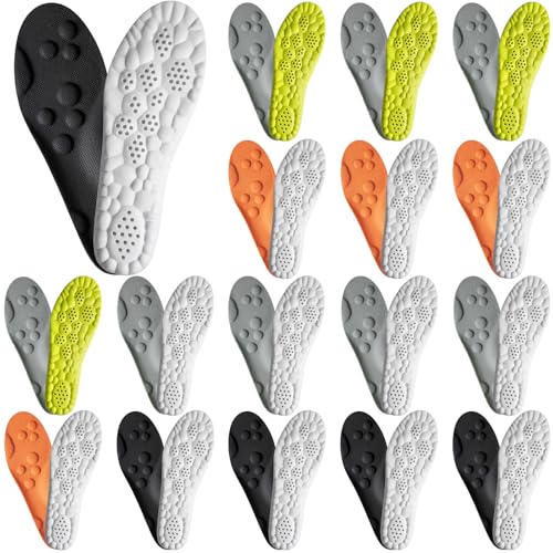 12 pares de plantillas 4D Cloud para hombre y mujer, espuma viscoelástica miniatura 1