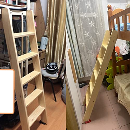 Escalera elevada doble con pies antideslizantes para subir a camas altas 3