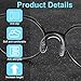 XLIUAX Glasses Nose Pad, 15 Pcs Glasses Nose Pad Replacement Silicone Eyeglasses Noses Pads for Eyewear Repair Screw-in Eyeglass Pads U Shape Accessories Anti-Slip Replacement Fixing 3 Size Picks