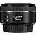 Canon EF 50mm f/1.8 STM Lens + 3pc Filter Kit + Lens Pen + Blower + Hood + Lens Pouch + Cap Keeper