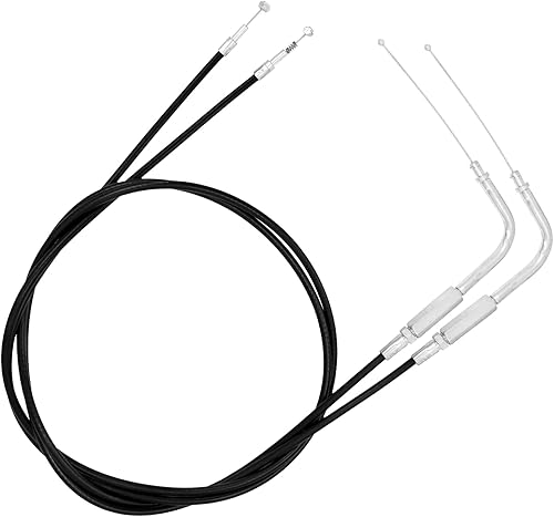 Miniatura 6 de HDBUBALUS Cable del acelerador de motocicleta para Harley Sportster Iron XL 883 1200 Dyna Softail Road King (tamaño 51.2 in)