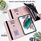 GLANDOTU Hülle für Samsung Galaxy Tab A7 10.4 Zoll 2022/2020 mit Schutzfolie und Stylus Stift - Stifthalter Flip PU Leder Tablet Wallet Cover Case für Samsung Tab A7 SM-T500/T505/T507 - Rosa