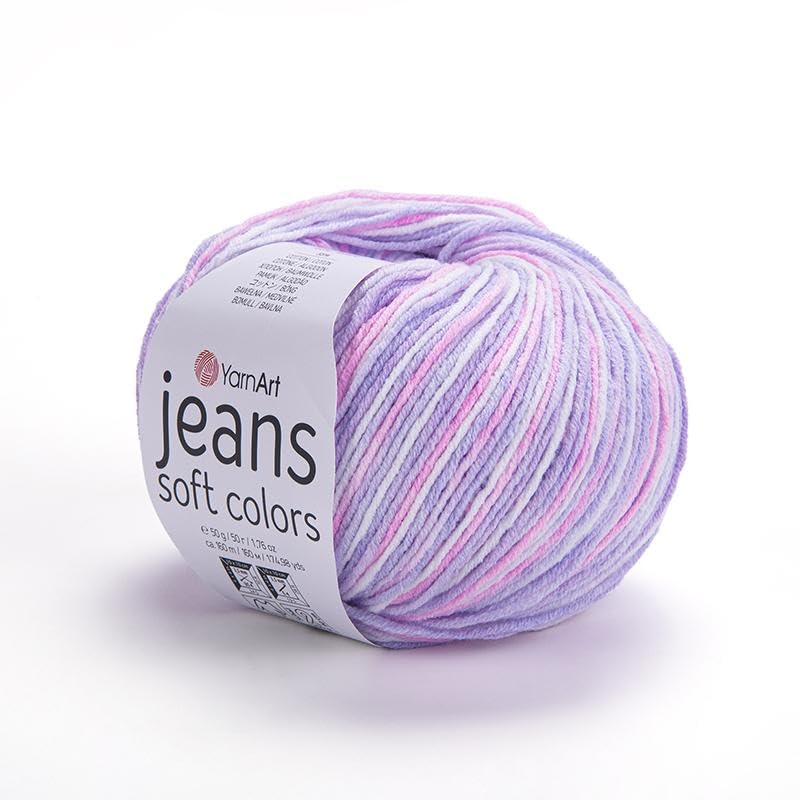 YarnArt El Örgü İpi JEANS SOFT COLORS, 6205, 10x50 gr