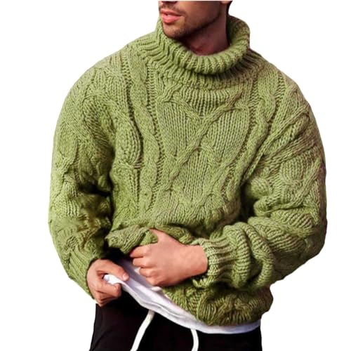 Pull d'hiver homme col roulé doublé pour ne plus souffrir du froid