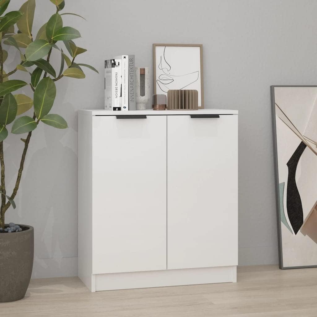 KTHLBRH Sideboard High Gloss White,Storage