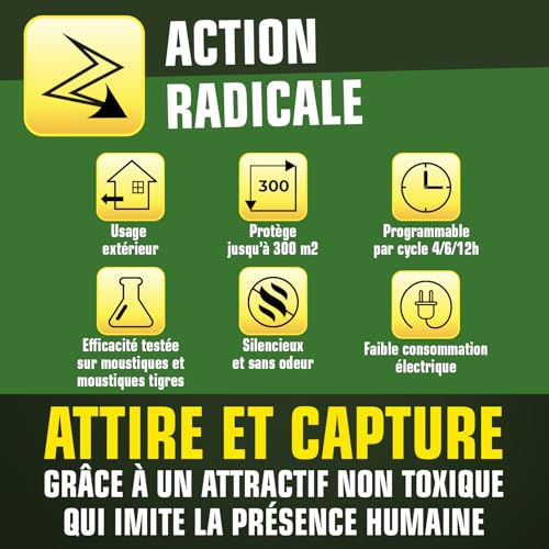 Piège électrique à moustiques K.PRO protection premium 300 m² - 4
