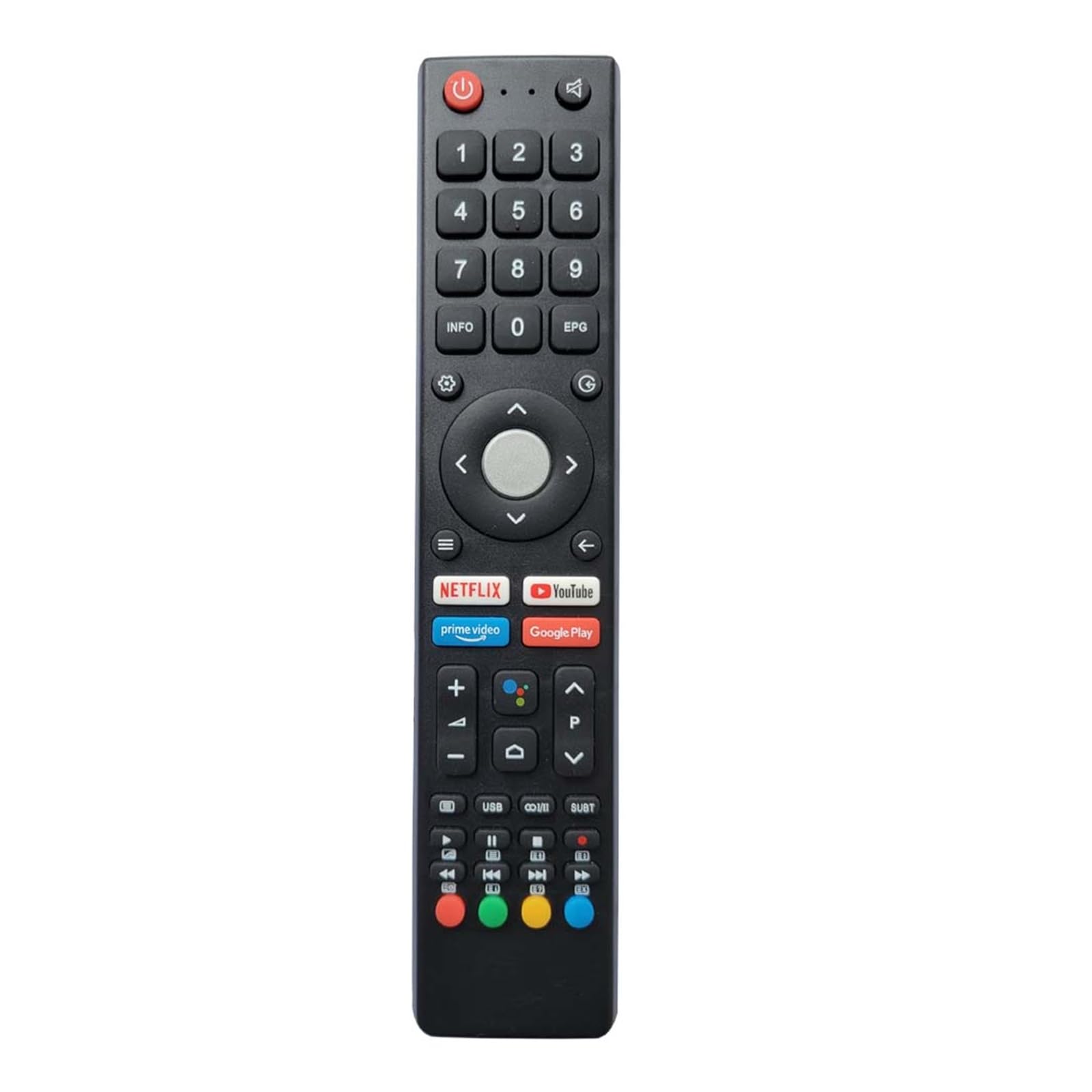 Telecomando per Smart TV LCD HDTV Android NEUFUNK NK43G6SGFHD NK50G6SGUHD Nikkei NI32HG7NA9 NI40FG7NA9