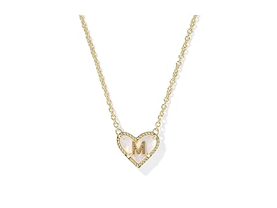 Kendra Scott Heart Letter M Short Pendant Women