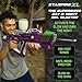 Gel Blaster Starfire XL - Glow-in-The-Dark Supersized Toy Gel Blasters with Water Based Beads - Semi, Full-Auto, Triple Burst Modes & Adjustable FPS - Outdoor Games & Toys - Ages 14+