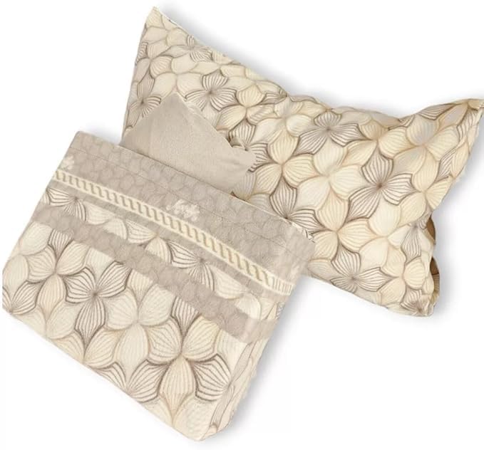 GX GARGIX Completo Set Lenzuola in Caldo Pile Singolo e Matrimoniale, Lavabile,Varie Fantasie Inverno Autunno (Matrimoniale, MPM-3)