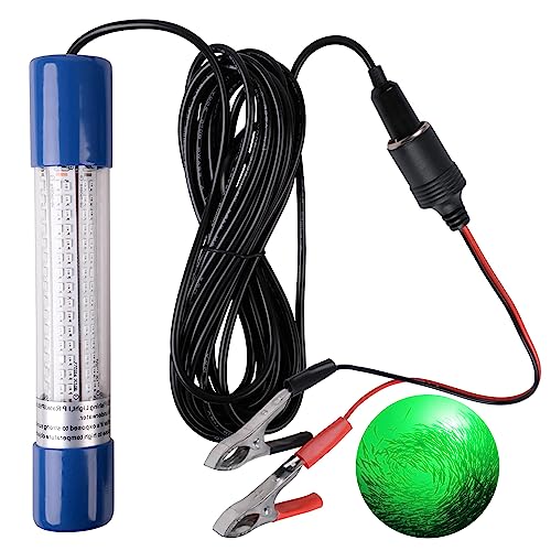 OROOTL Underwater Fishing Light Super Bright 10.8W 12V-24V 180 LED Submersible Fishing Bait Finder Lamp Deep Drop Fish Light for Nigh Boat Dock Shrimp Prawns Squid Fish Crowd
