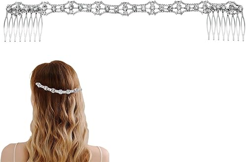 FAIRYGATE Headband Bandeau de Mariage en Strass Argenté Accessoires pour Cheveux
