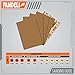 Fandeli | Multi-Purpose Sandpaper | 100 Grit | 25 Sheets of 9'' x 11'' | Ideal for Sanding Metal, Untreated Wood and Painted Surfaces