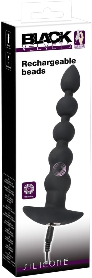 Korek analny koraliki kulki wibrujące USB 21cm