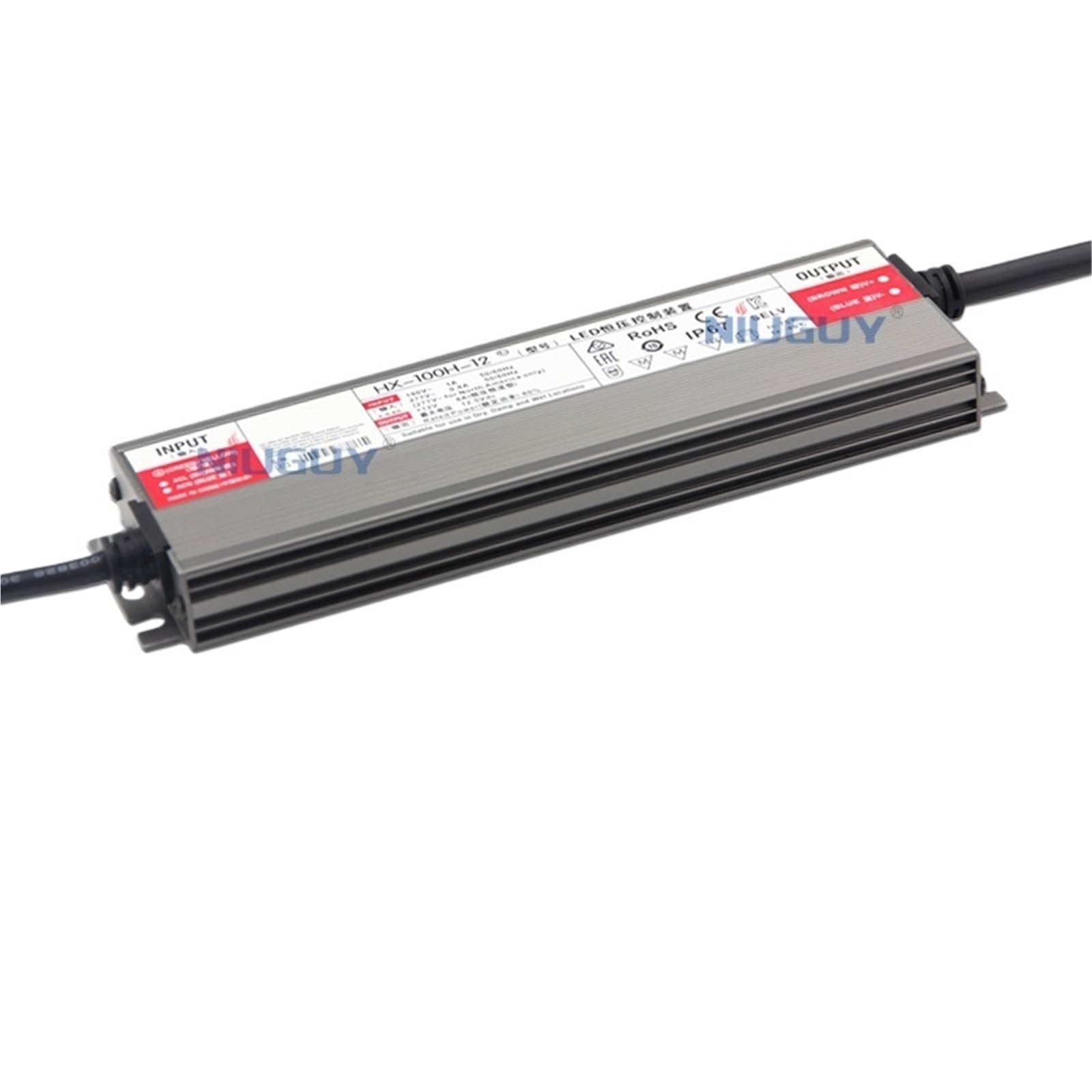 Driver LED AC/DC12V 24V IP67 Illuminazione impermeabile Luce esterna Alimentatore 12V 36W 60W 100W 150w 200W 300W 400W