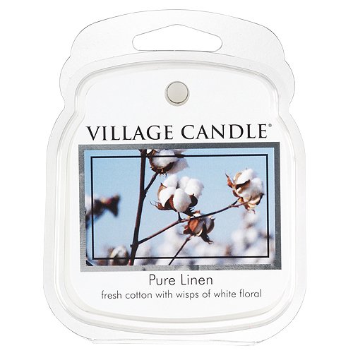 Village CandlePure Linen Wax Melts Flameless Fragrance, 2.2 Oz, Traditions Collection, White