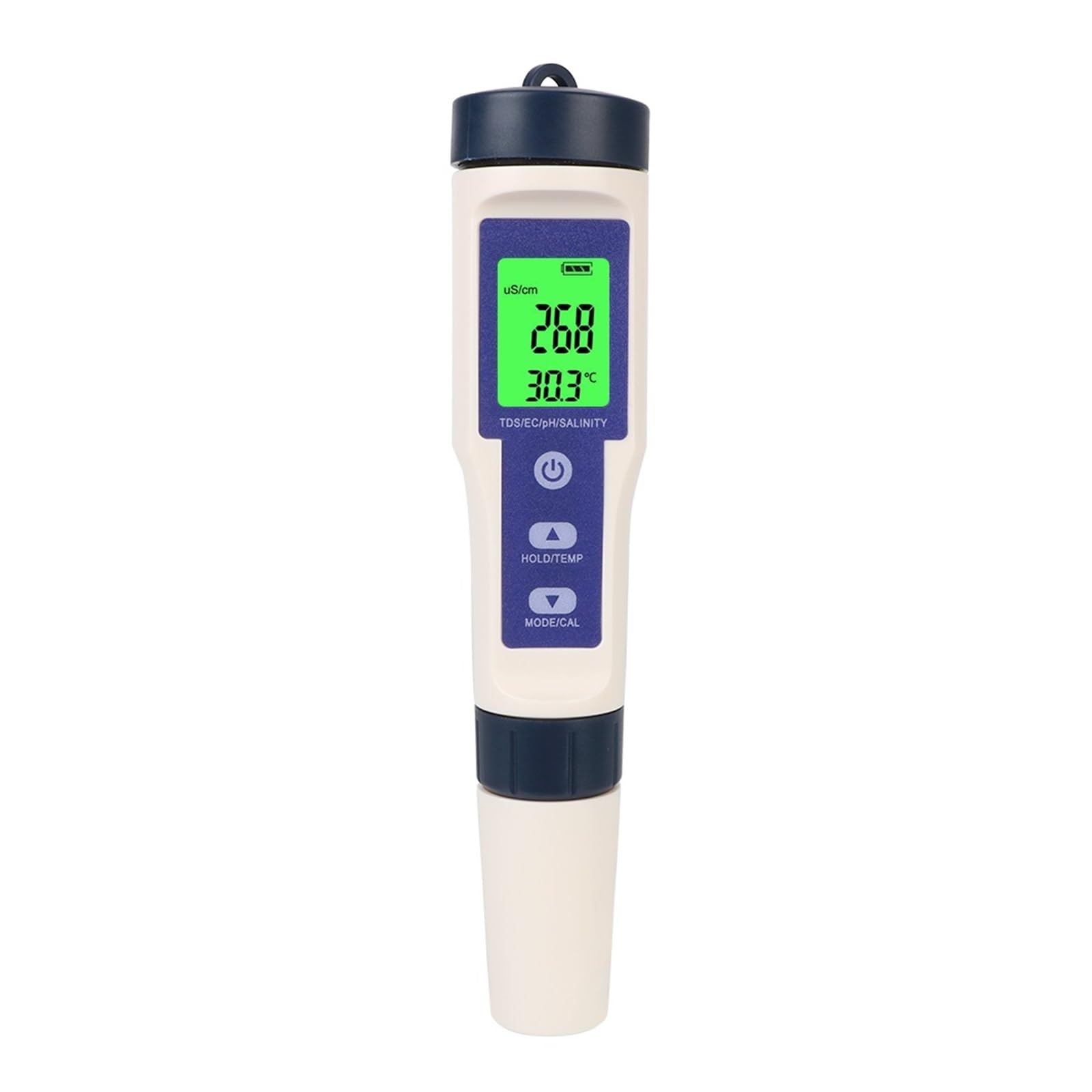 Medidor De PH, Acidez, Tipo Bolígrafo Profesional, Probador Calidad Del Agua, Acidómetro Medición For Acuario Portátil DeteccióN RáPida Y Precisa(Backlight 9909)